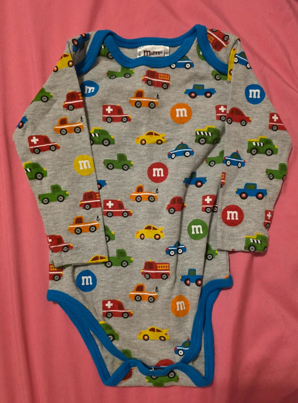 M&M Car Onesie